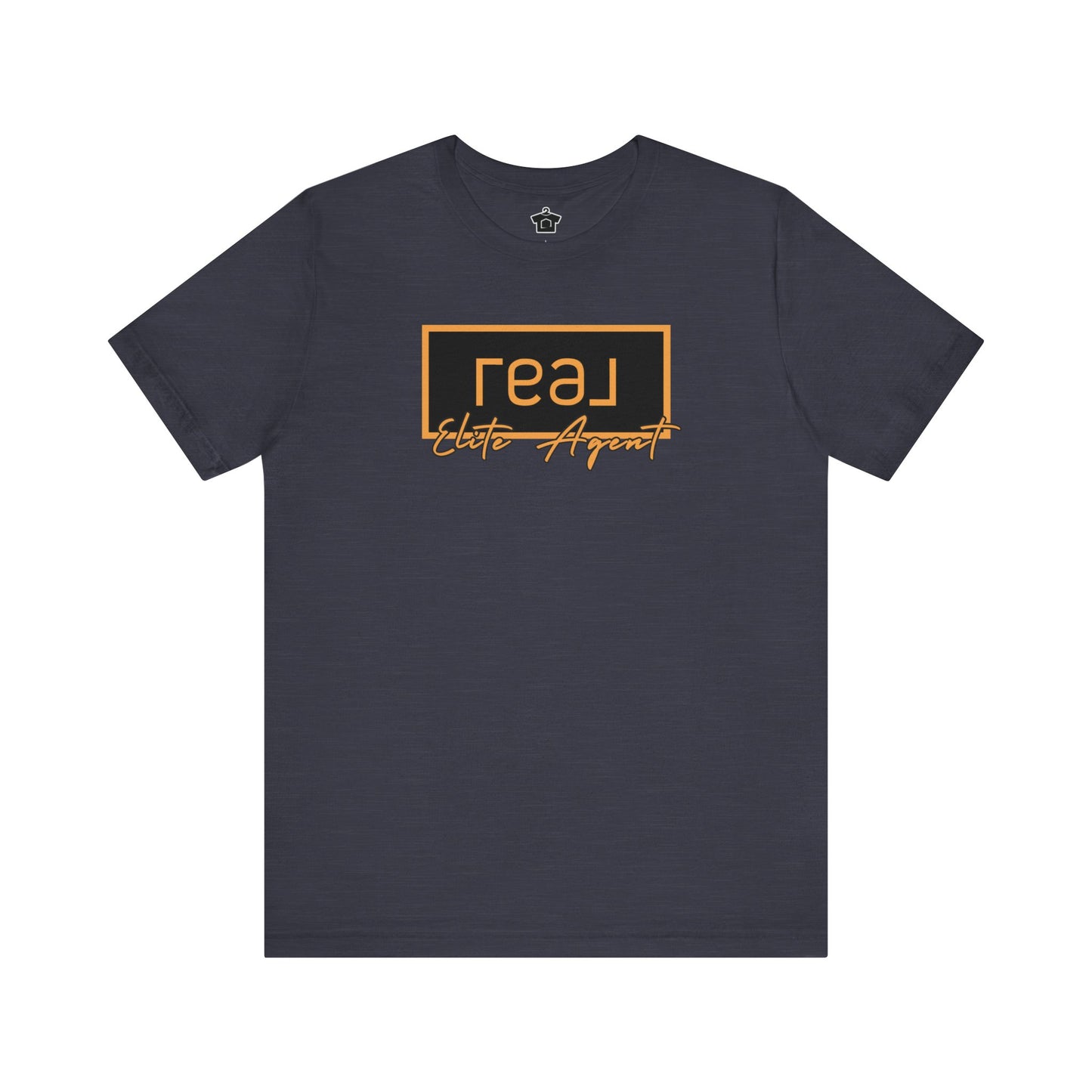 REAL Elite Agent Modern Logo Tshirt (Saffron)