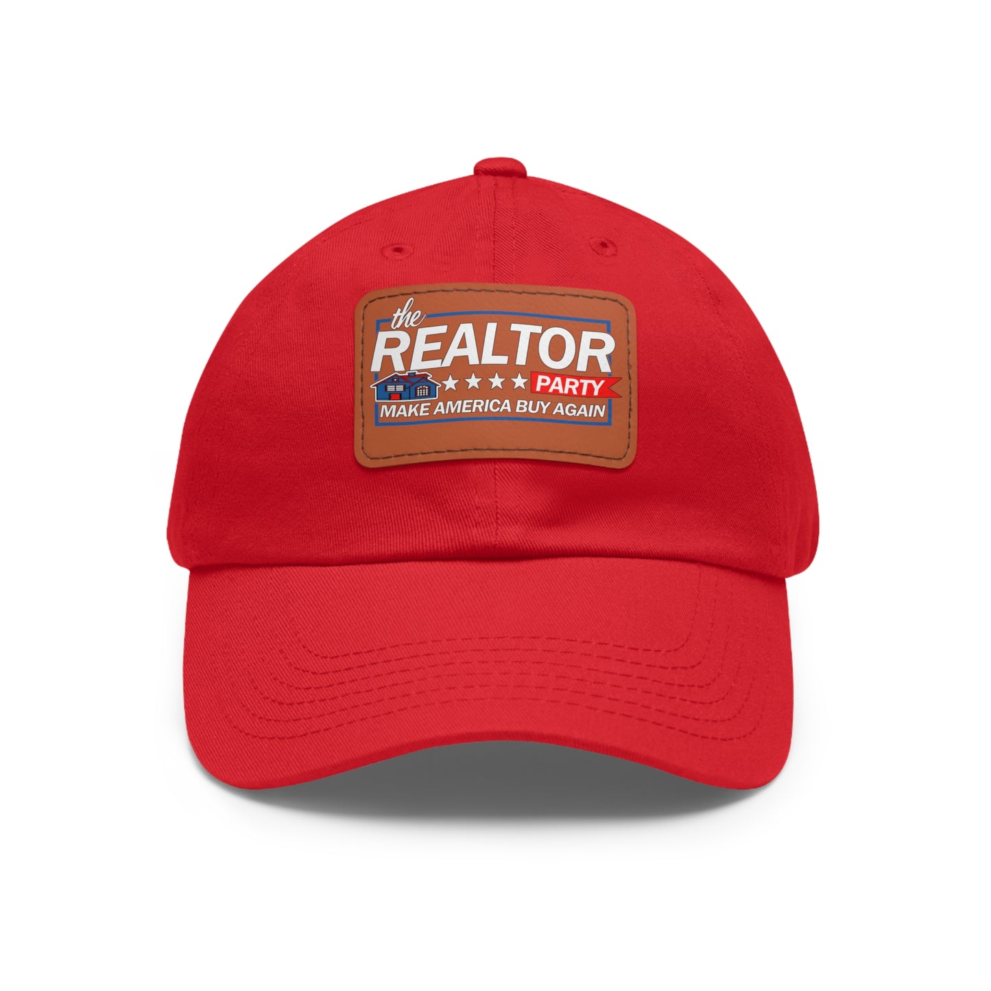 Realtor Party Make America Buy Again Hat with Leather Patch