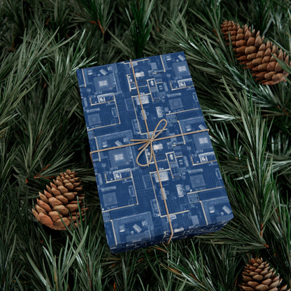 Blueprint Gift Wrap