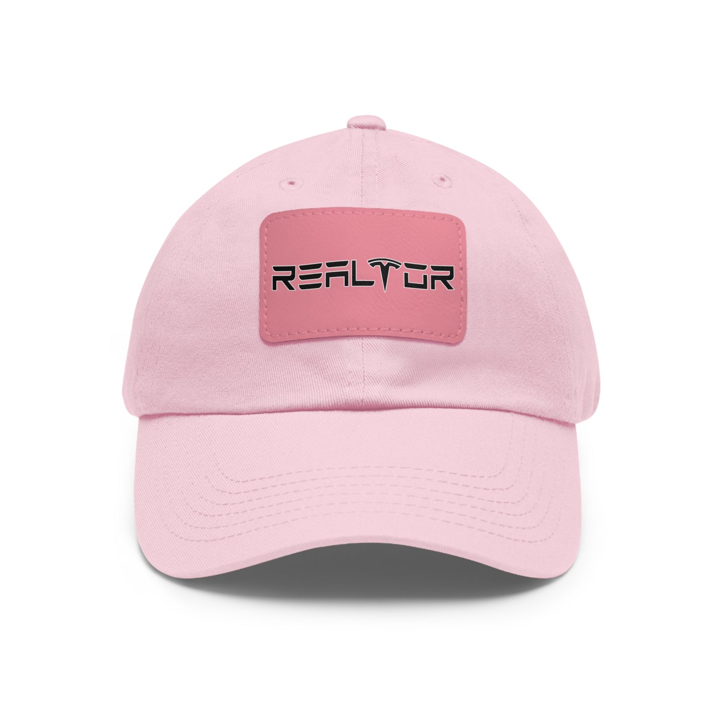 Tesla Realtor Hat with Leather Patch