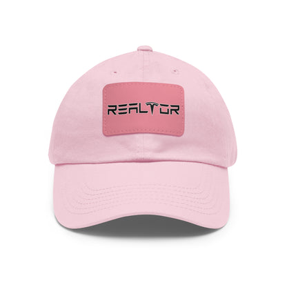 Tesla Realtor Hat with Leather Patch