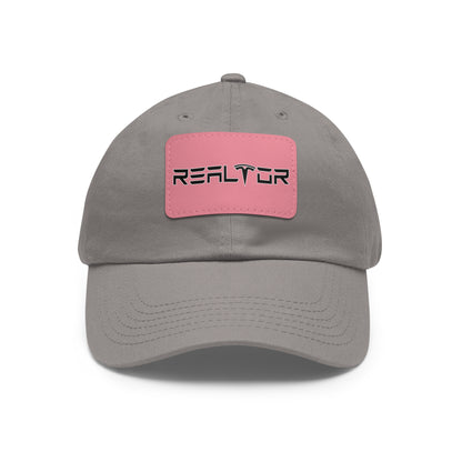 Tesla Realtor Hat with Leather Patch