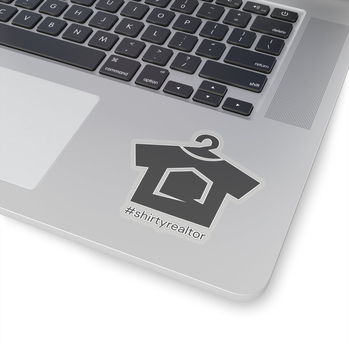 ShirtyRealtor Logo Sticker (Black)