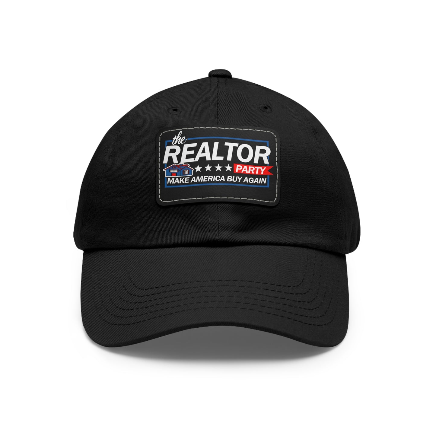 Realtor Party Make America Buy Again Hat with Leather Patch