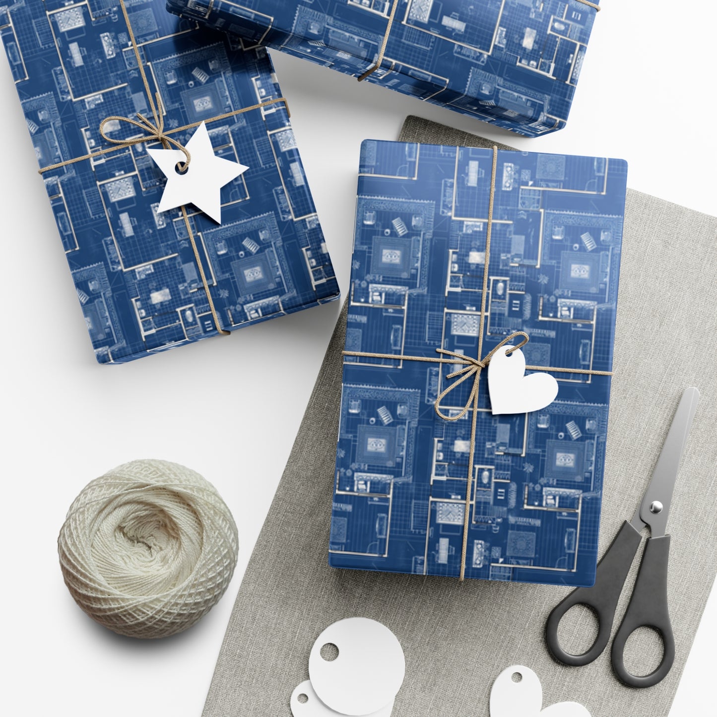 Blueprint Gift Wrap