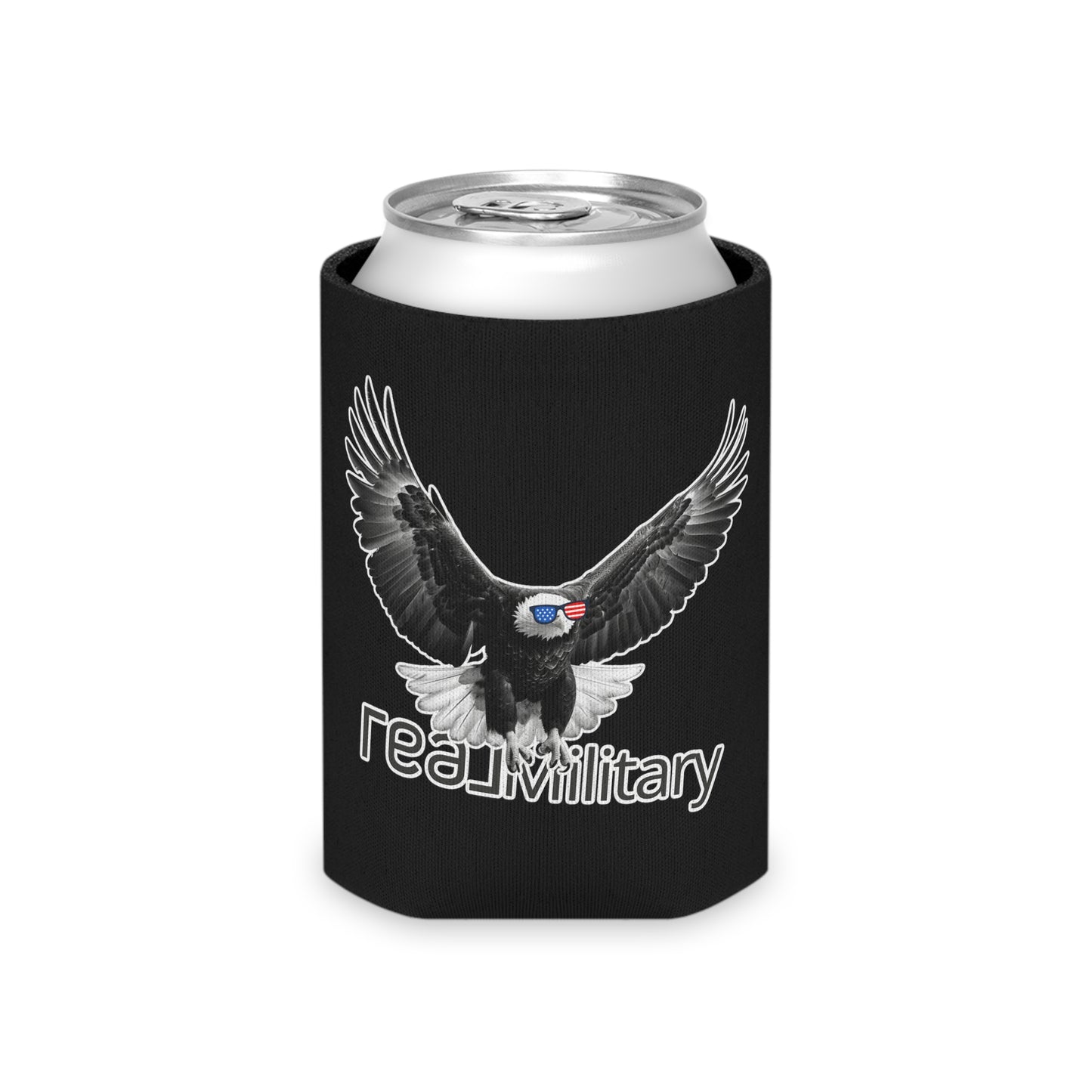 An All American Eagle REAL Military Can Cooler