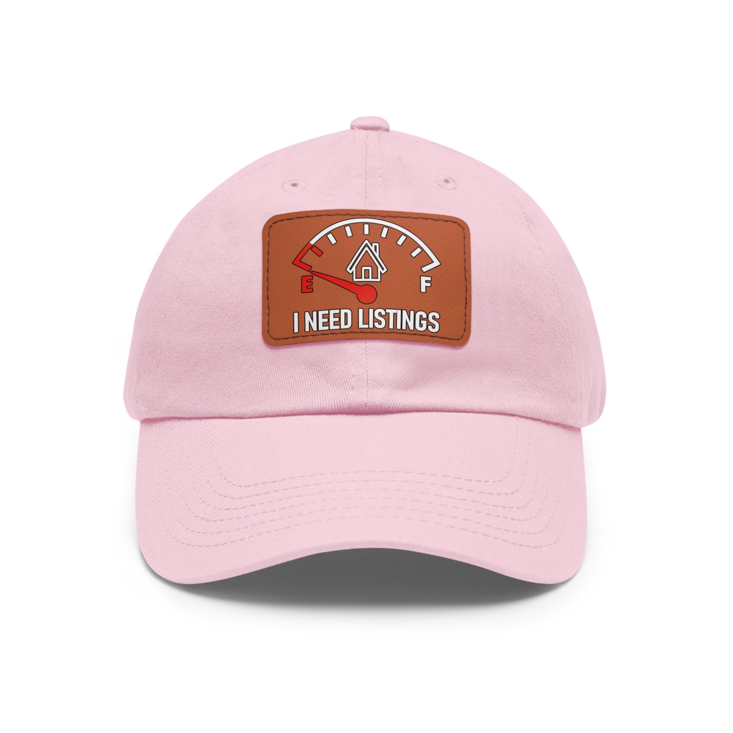 I Need Listings Hat with Leather Patch