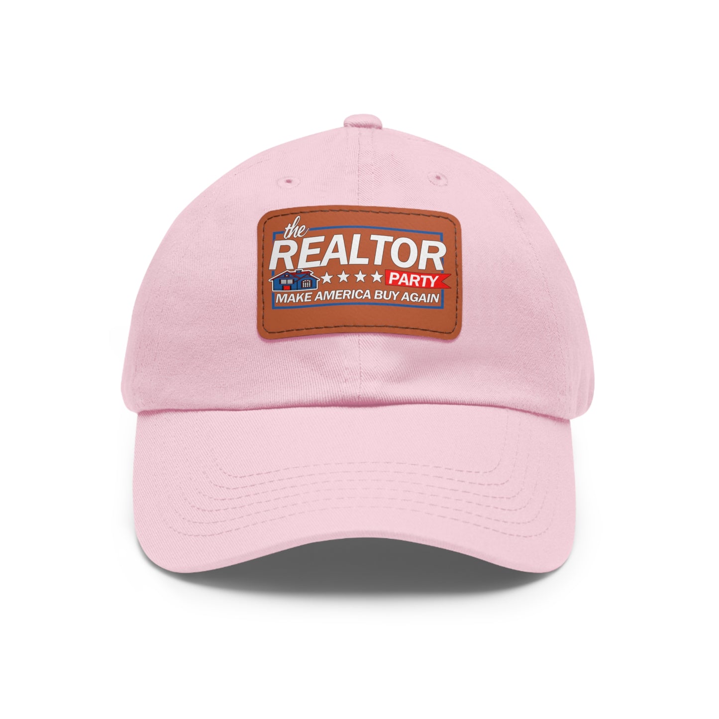 Realtor Party Make America Buy Again Hat with Leather Patch