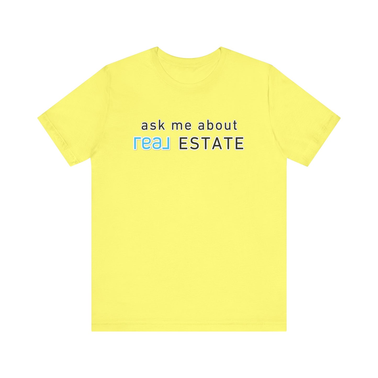 Ask Me About Real Broker Estate Blue Logo