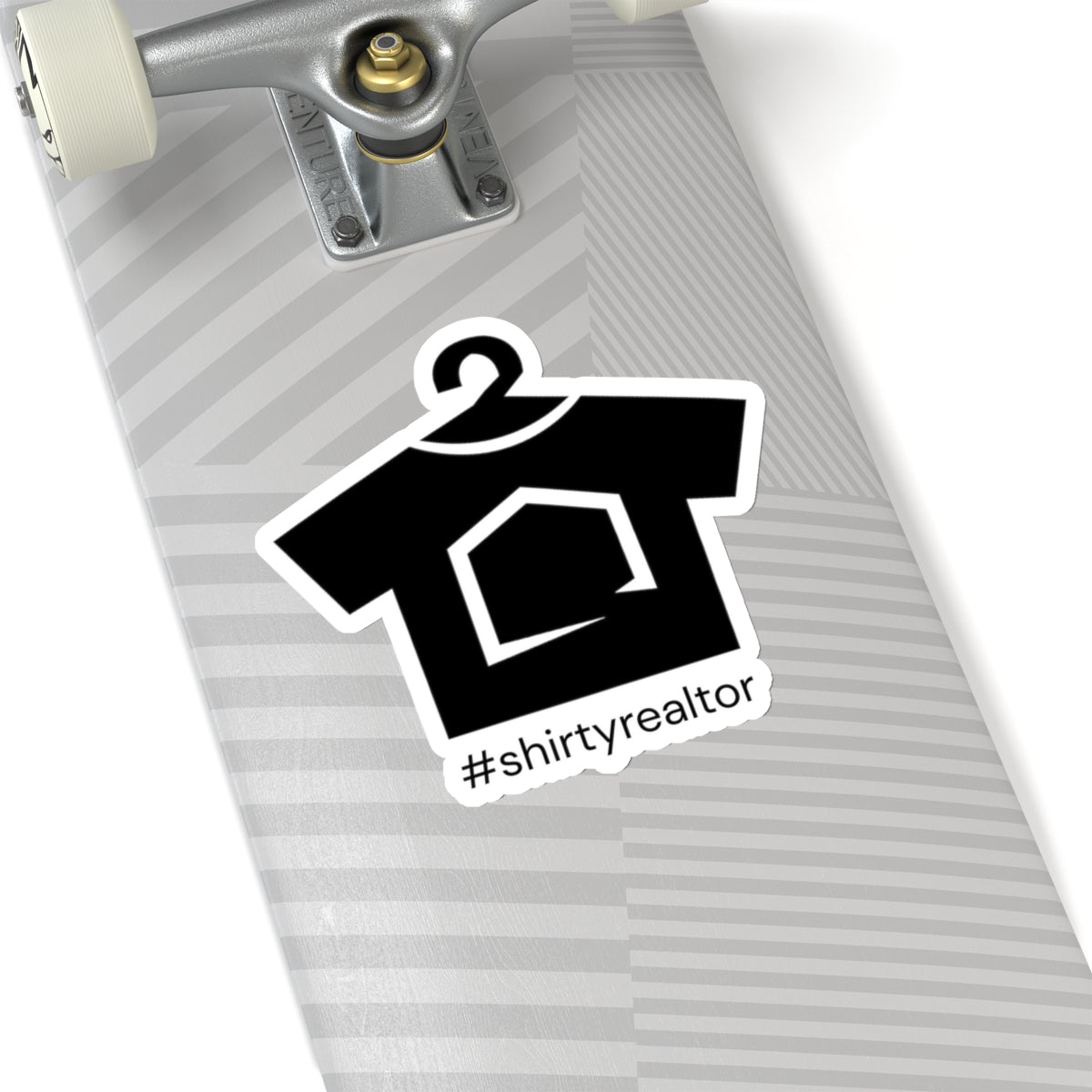 ShirtyRealtor Logo Sticker (Black)