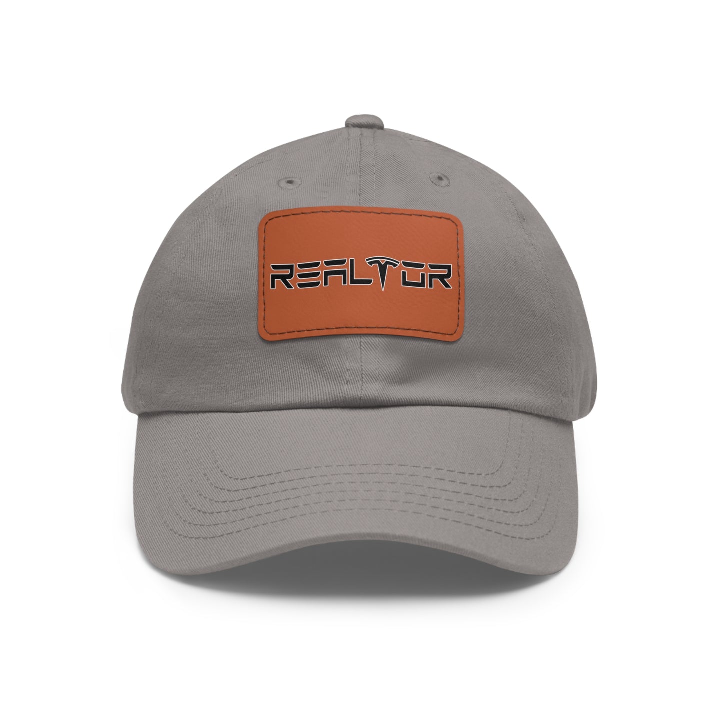 Tesla Realtor Hat with Leather Patch