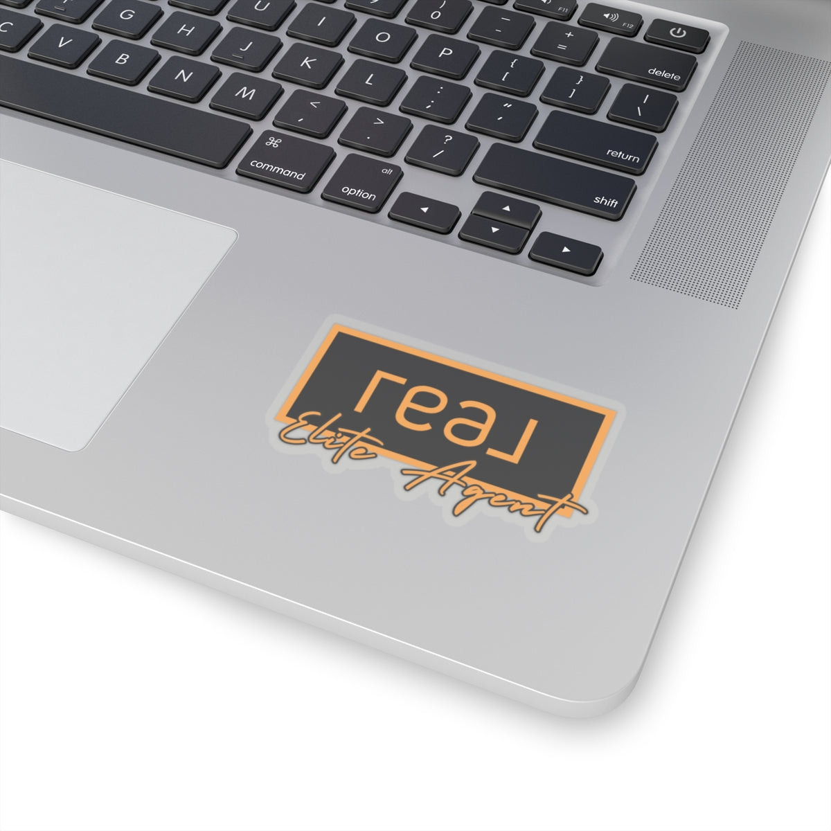 REAL Elite Agent Modern Logo Sticker (Saffron)