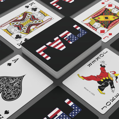 REAL Patriotic American Flag Card Deck