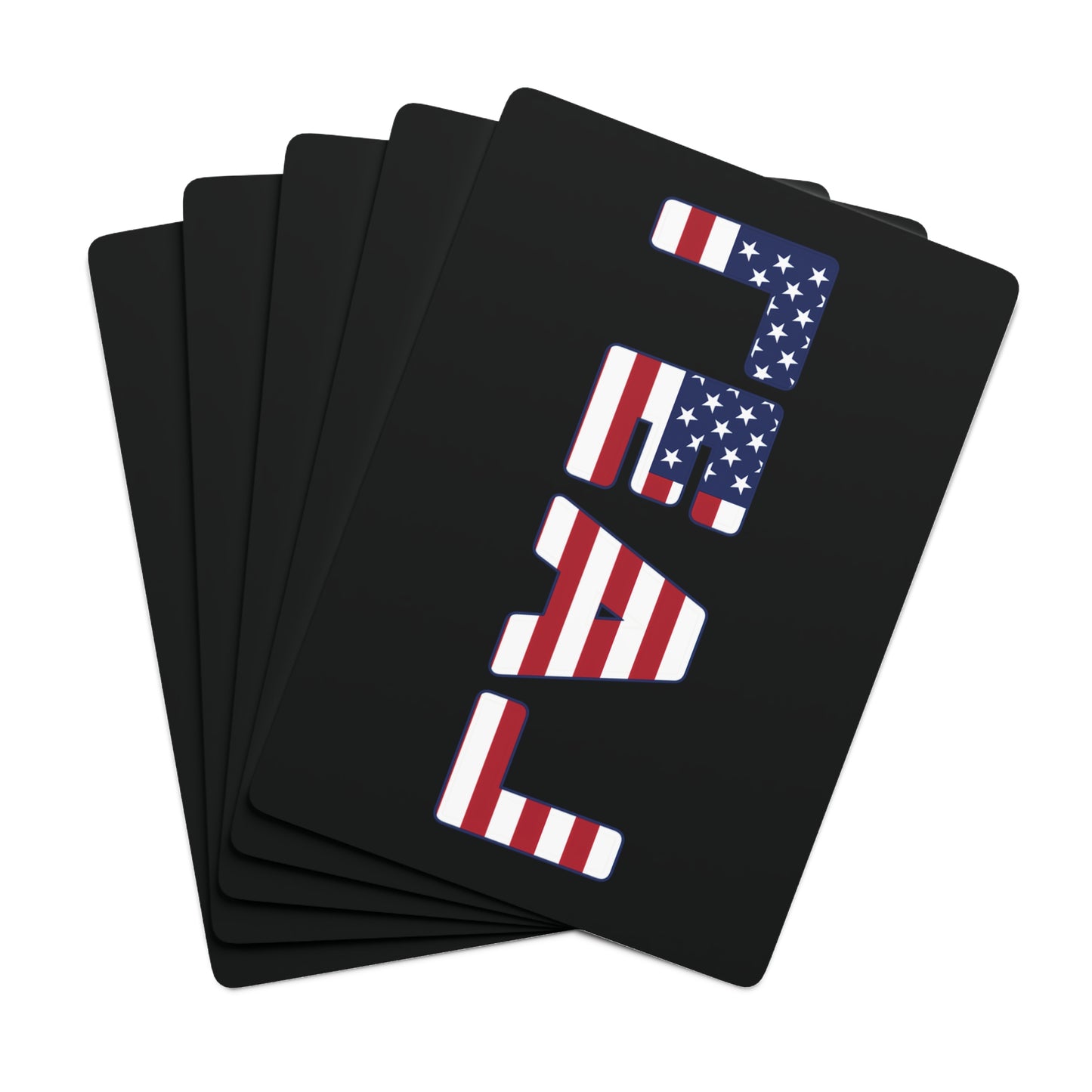 REAL Patriotic American Flag Card Deck