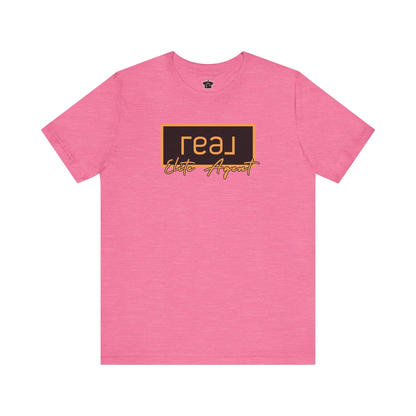 REAL Elite Agent Modern Logo Tshirt (Saffron)