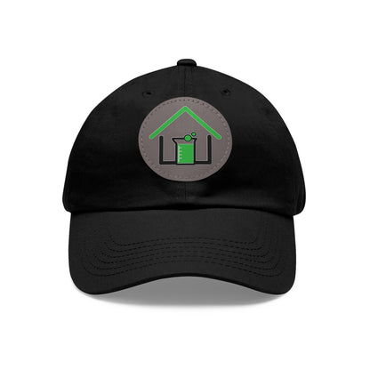 Real Estate Lab Logo Hat with Leather Patch