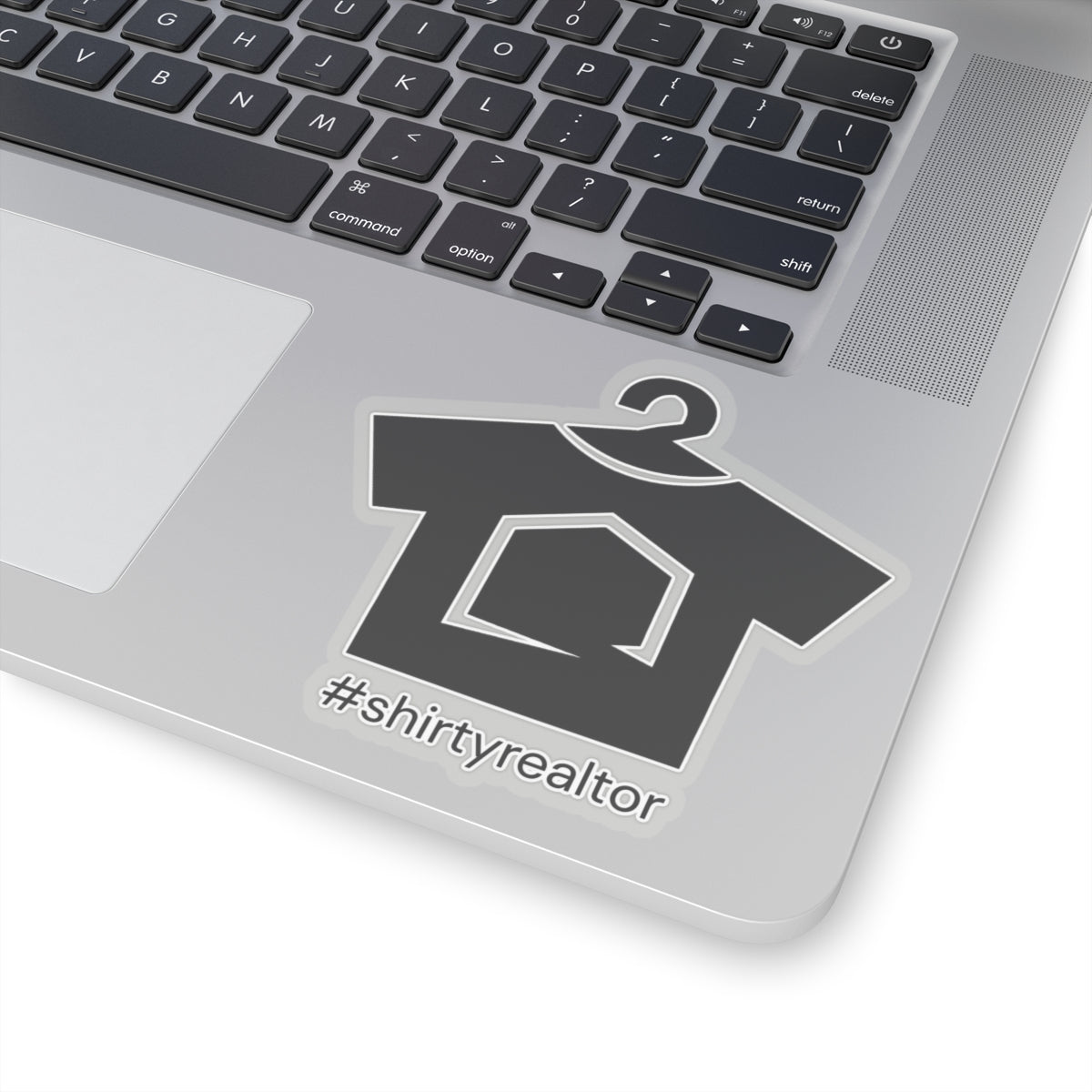 ShirtyRealtor Logo Sticker (Black)