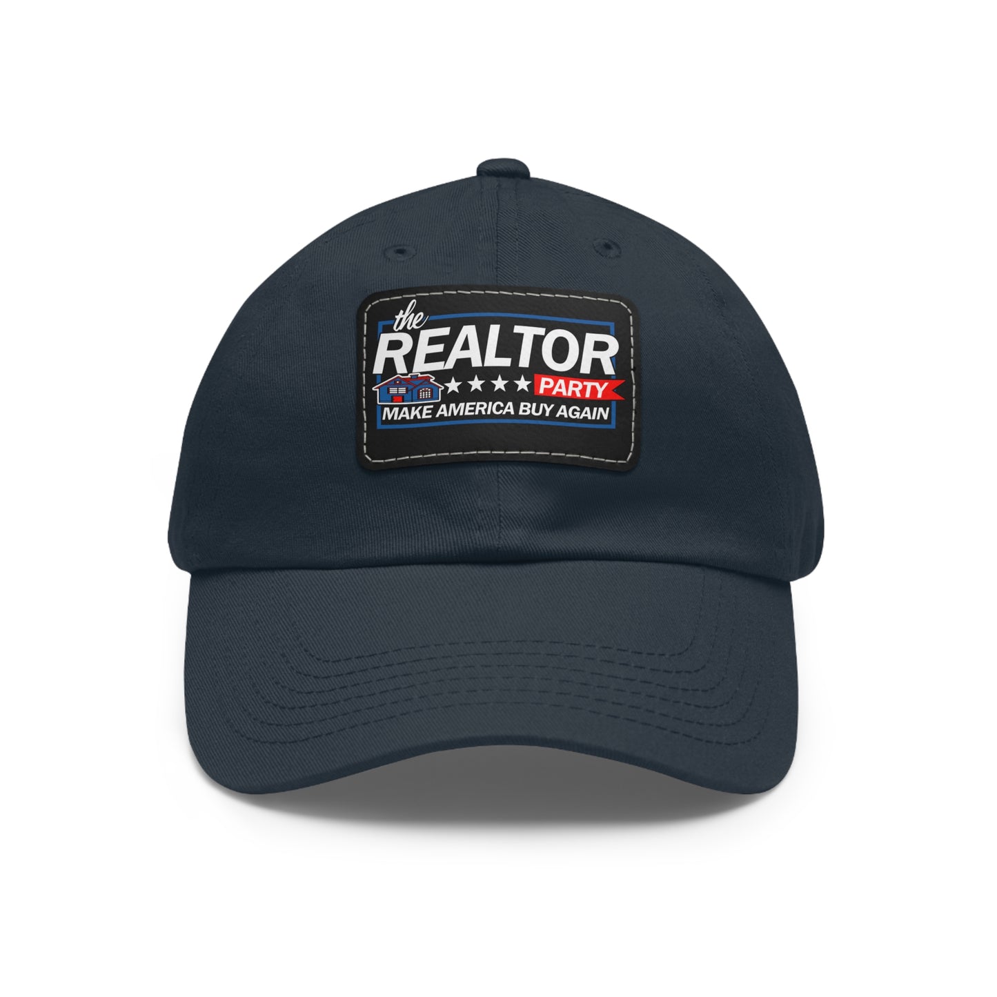 Realtor Party Make America Buy Again Hat with Leather Patch