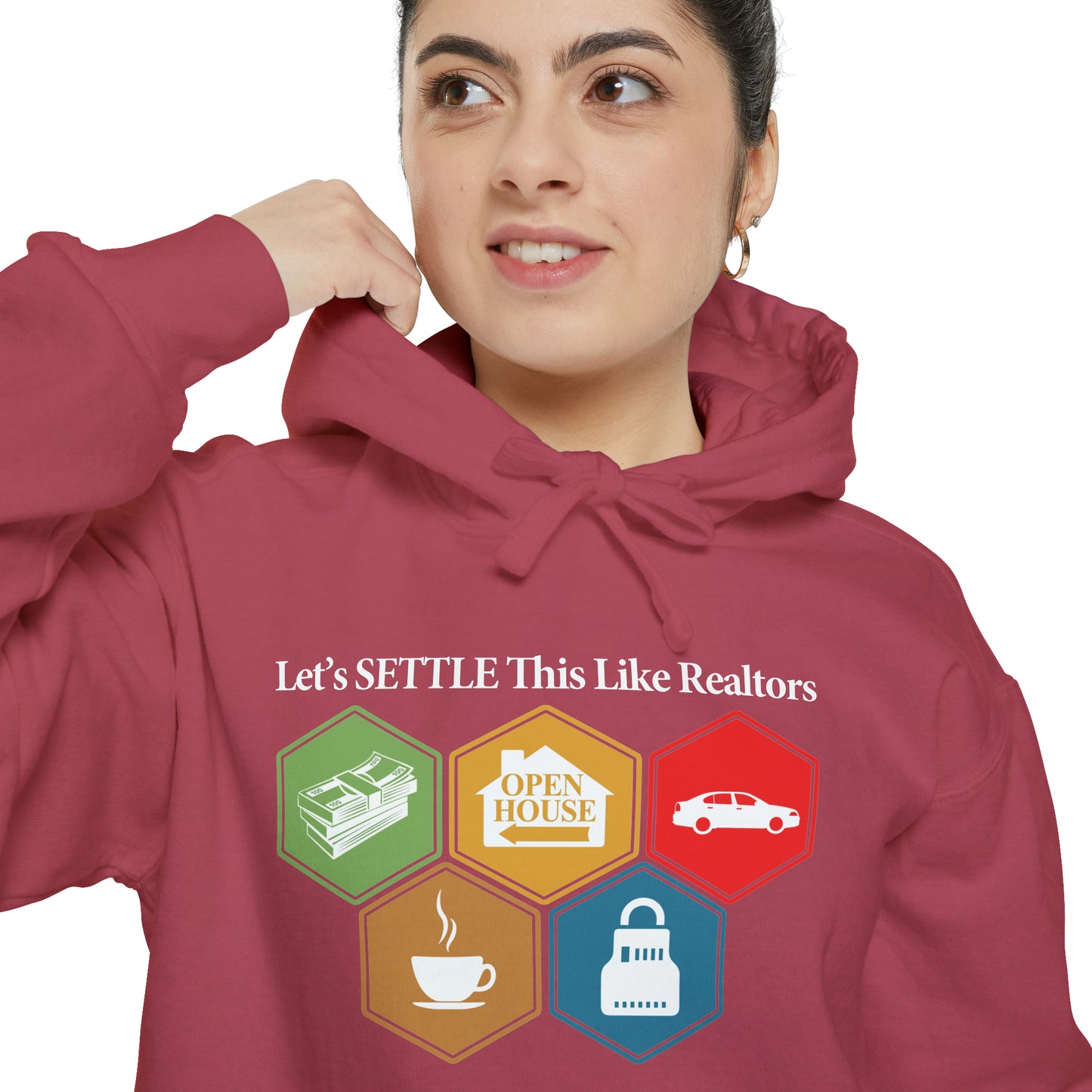 Let's Settle This Like Realtors Hoodie