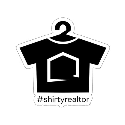 ShirtyRealtor Logo Sticker (Black)