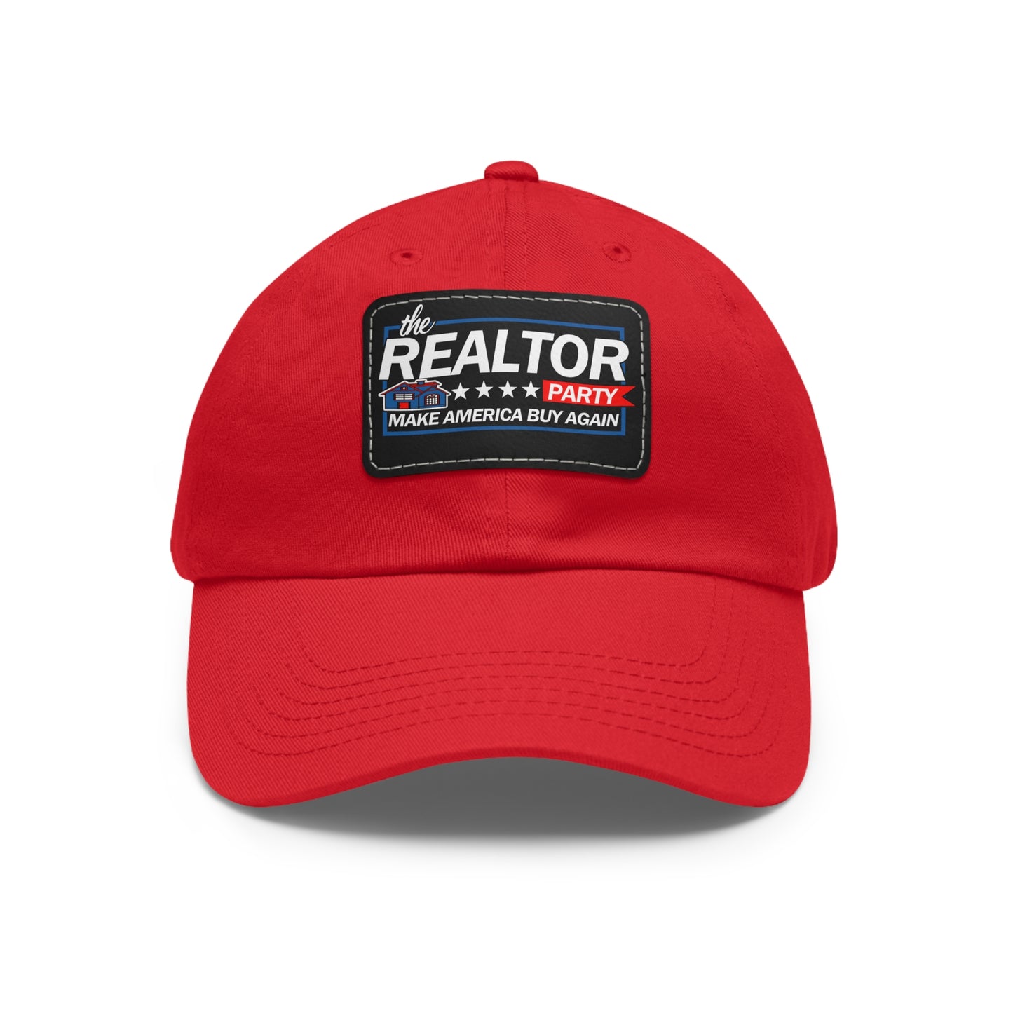 Realtor Party Make America Buy Again Hat with Leather Patch