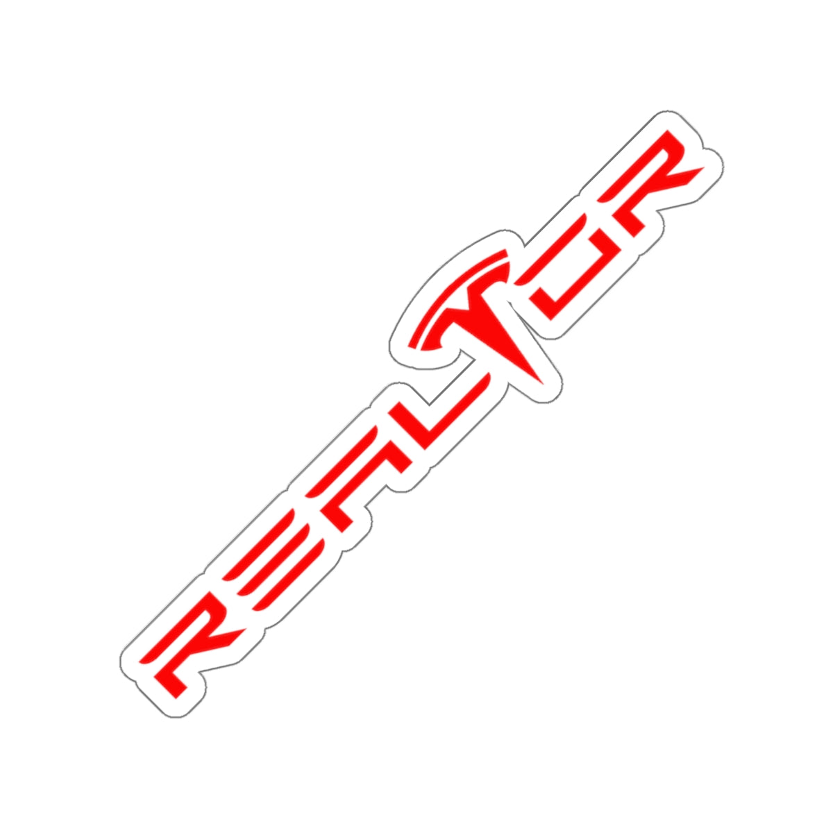 Tesla Realtor Sticker