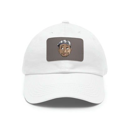 @ianofaustin Head Logo Hat with Leather Patch #ianofaustin