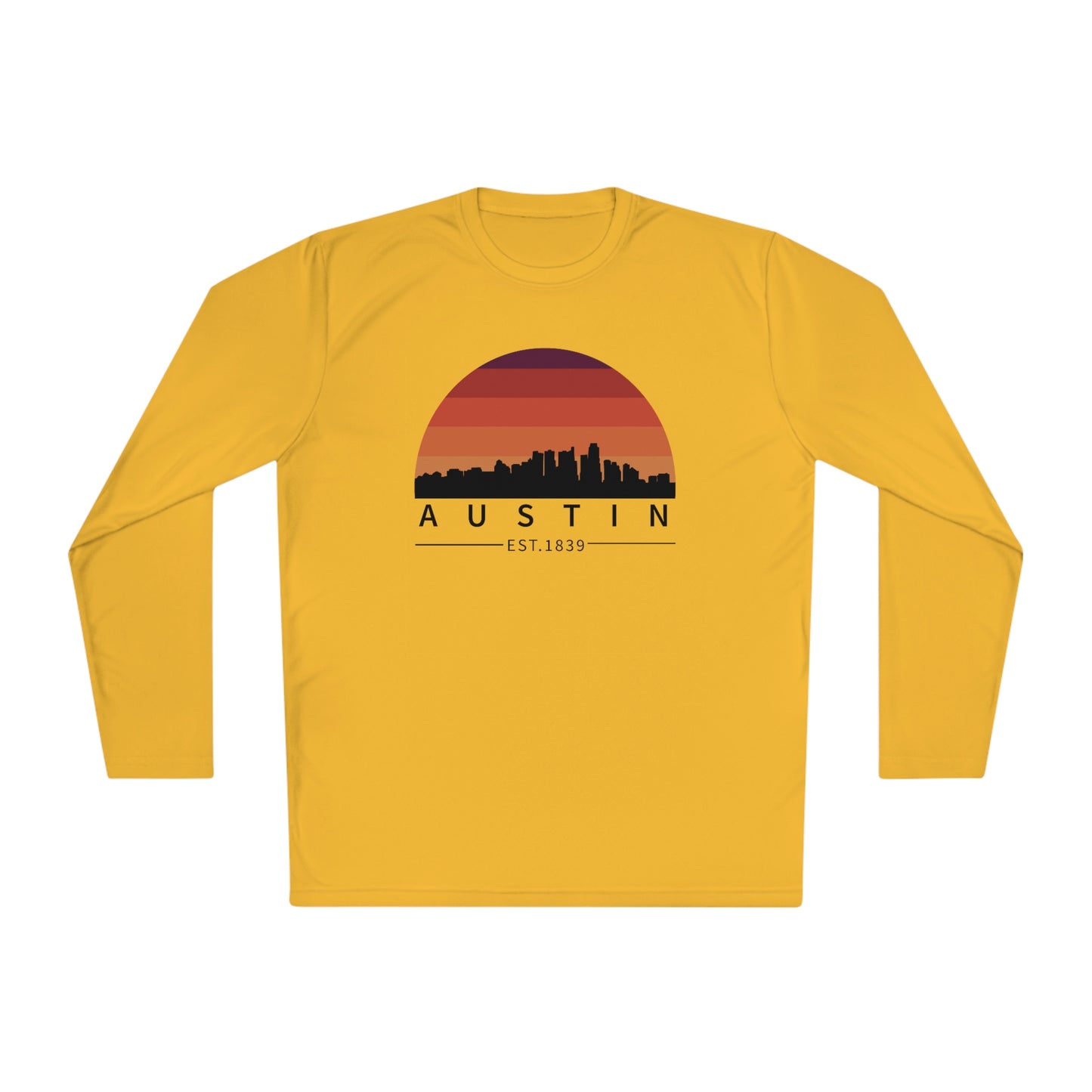 Austin Established Retro Sunset Long Sleeve Tee