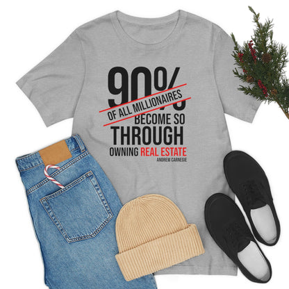 90 Percent of Millionaires - ShirtRealtorsWear