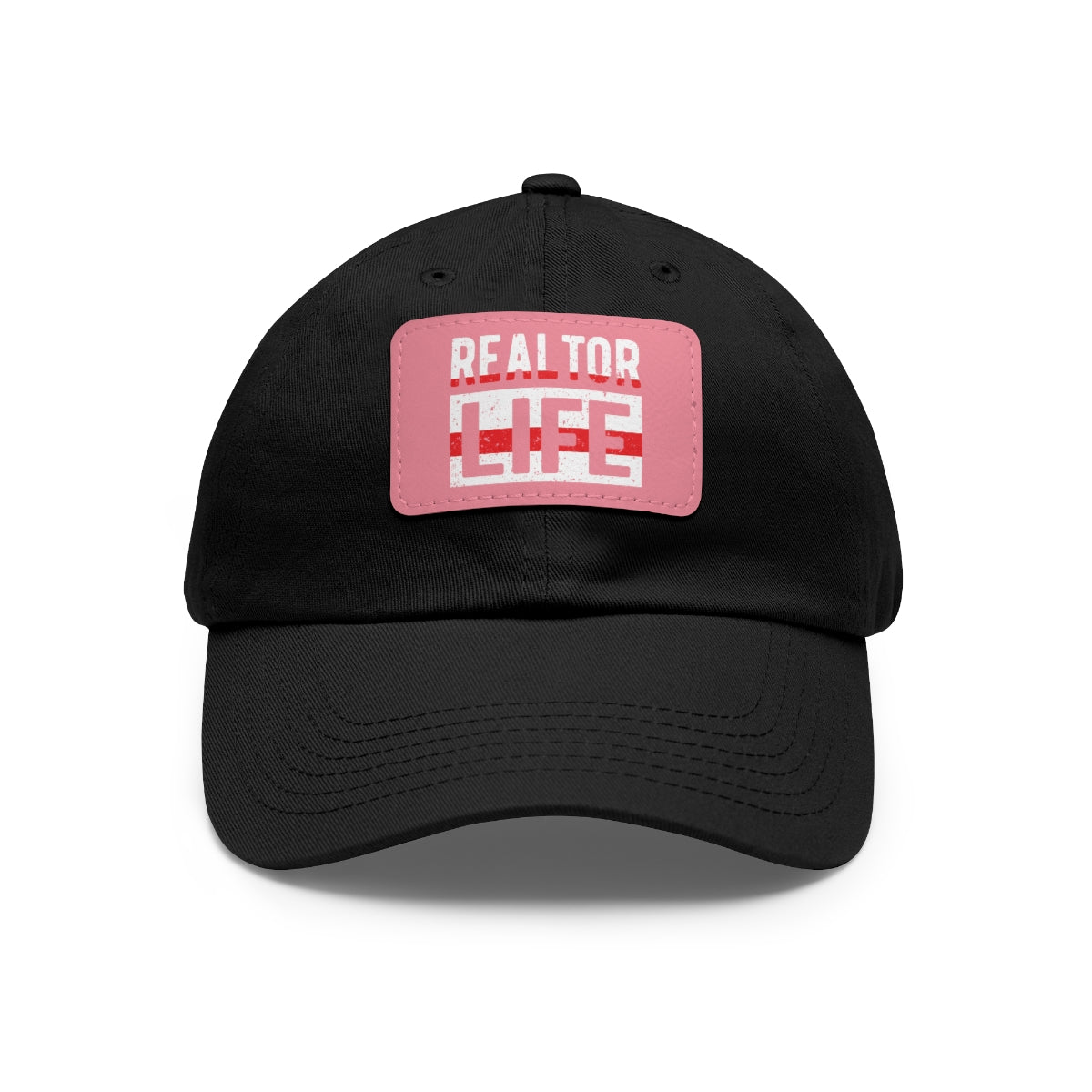 Realtor Life Hat with Leather Patch - ShirtRealtorsWear