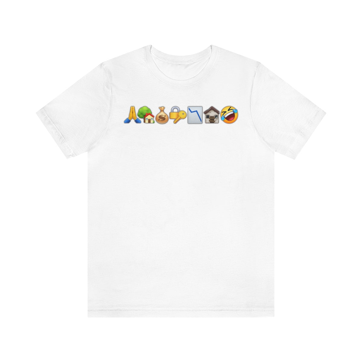 Emoji Pray House Money Lock Market Shack Haha - ShirtRealtorsWear