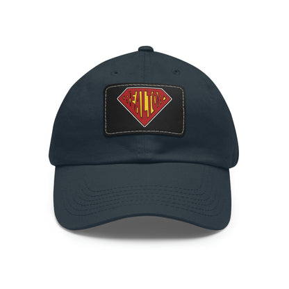 Super Realtor Hat with Leather Patch