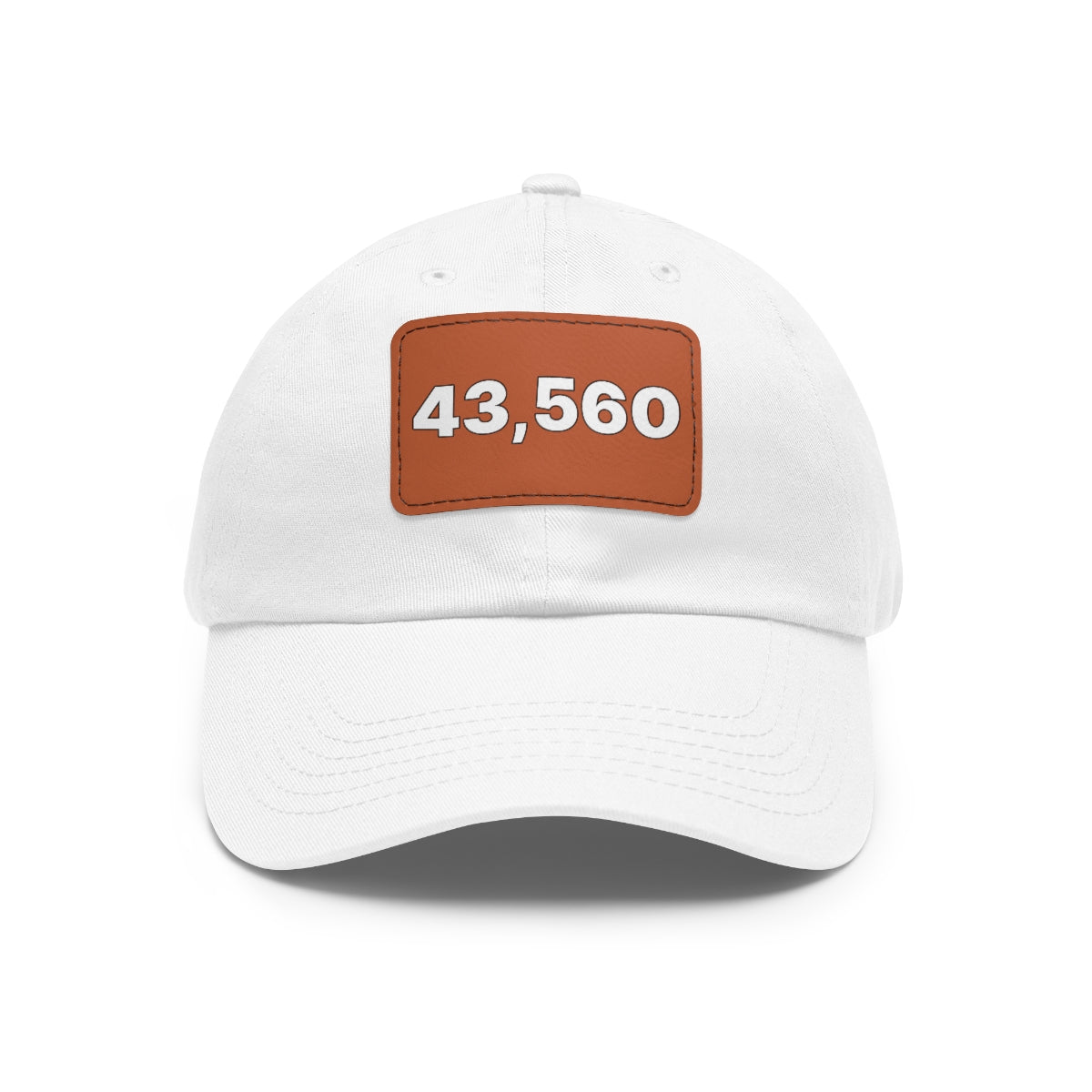 43,560 Hat with Leather Patch