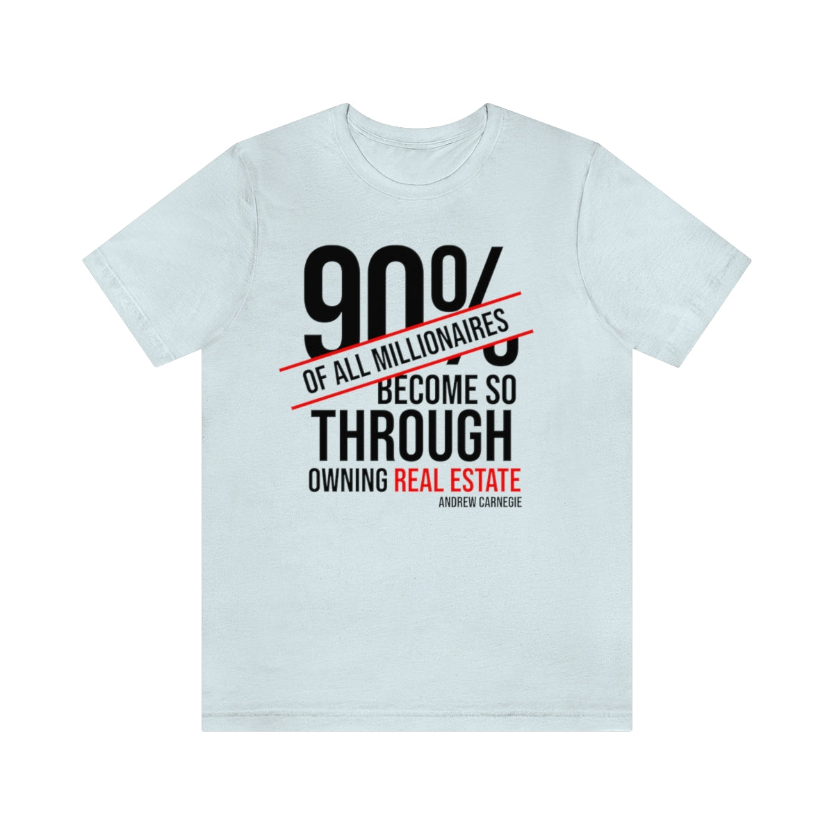 90 Percent of Millionaires - ShirtRealtorsWear