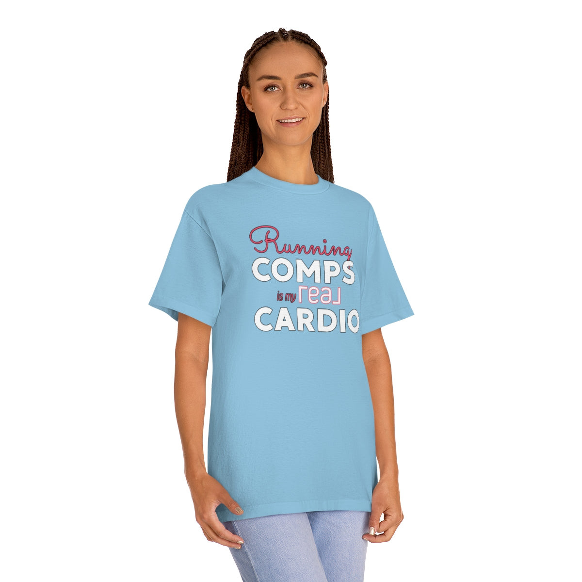 Running Comps REAL PINK Unisex Classic Tee - REAL ESTATE Tease