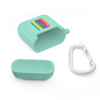 Realtor Colored Bars AirPods Case - Shirty Realtor #shirtyrealtor