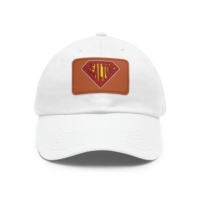 Super Realtor Hat with Leather Patch