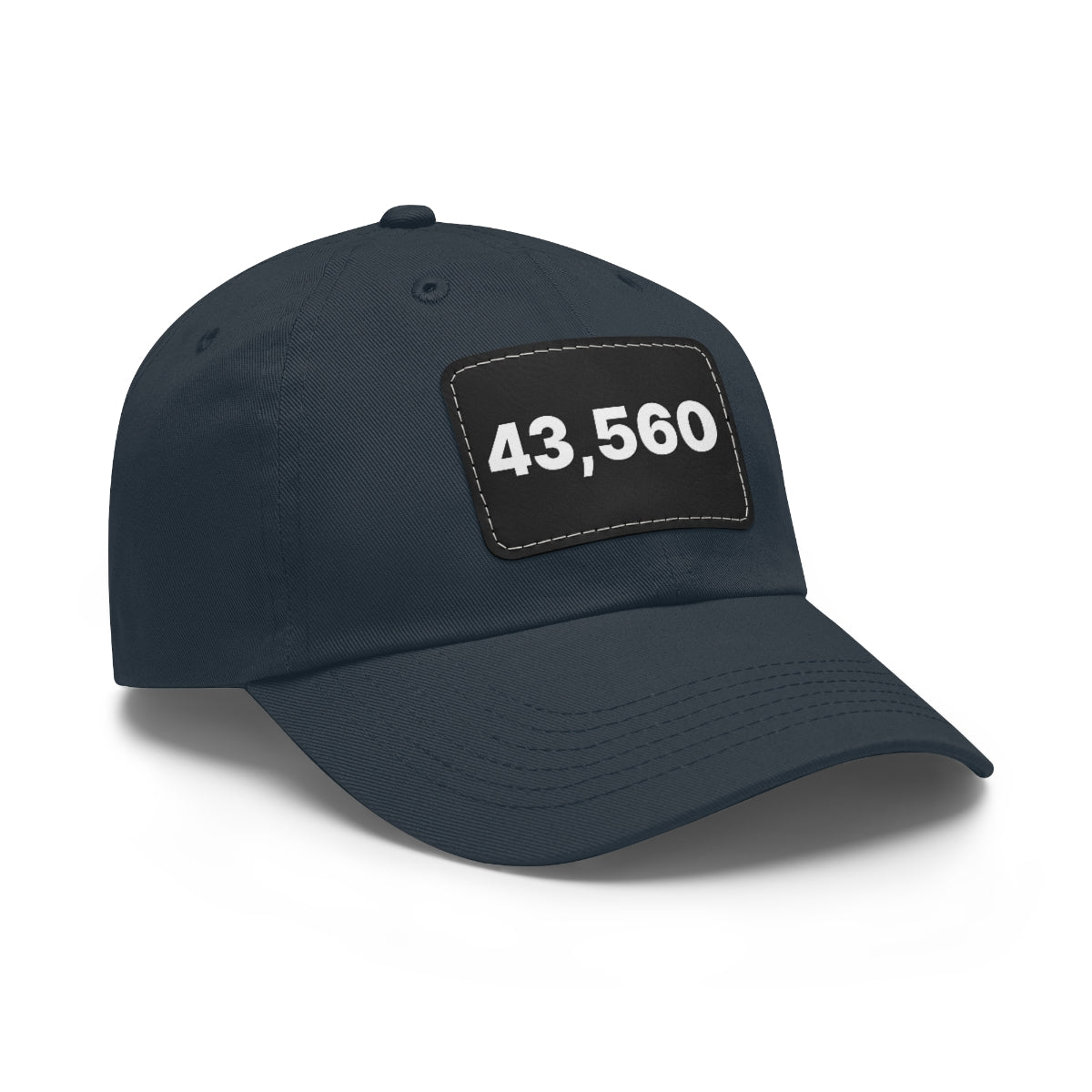 43,560 Hat with Leather Patch