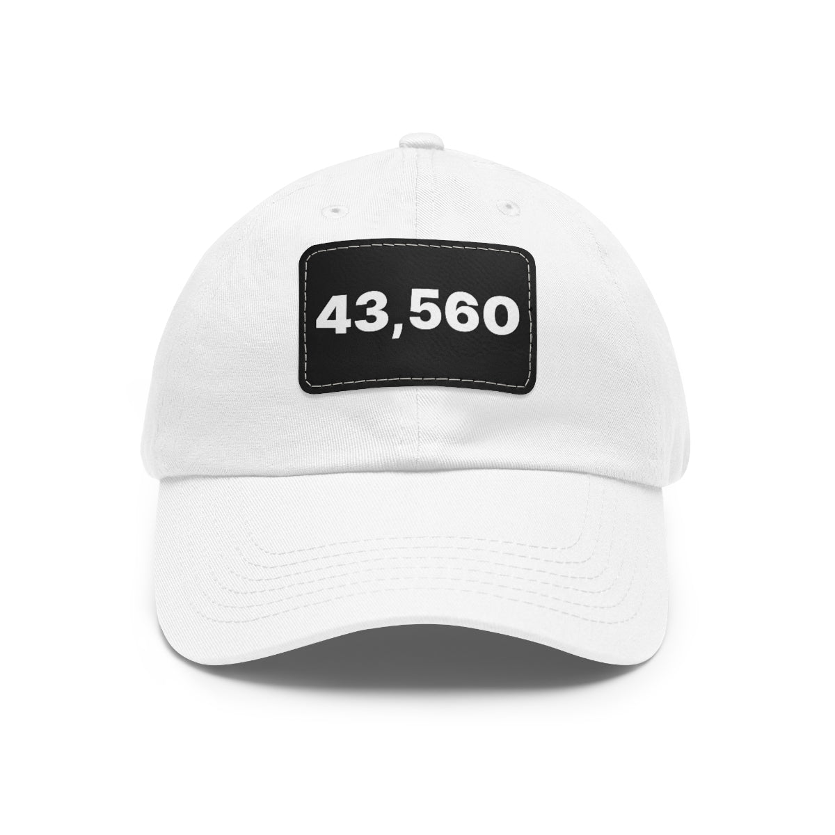 43,560 Hat with Leather Patch