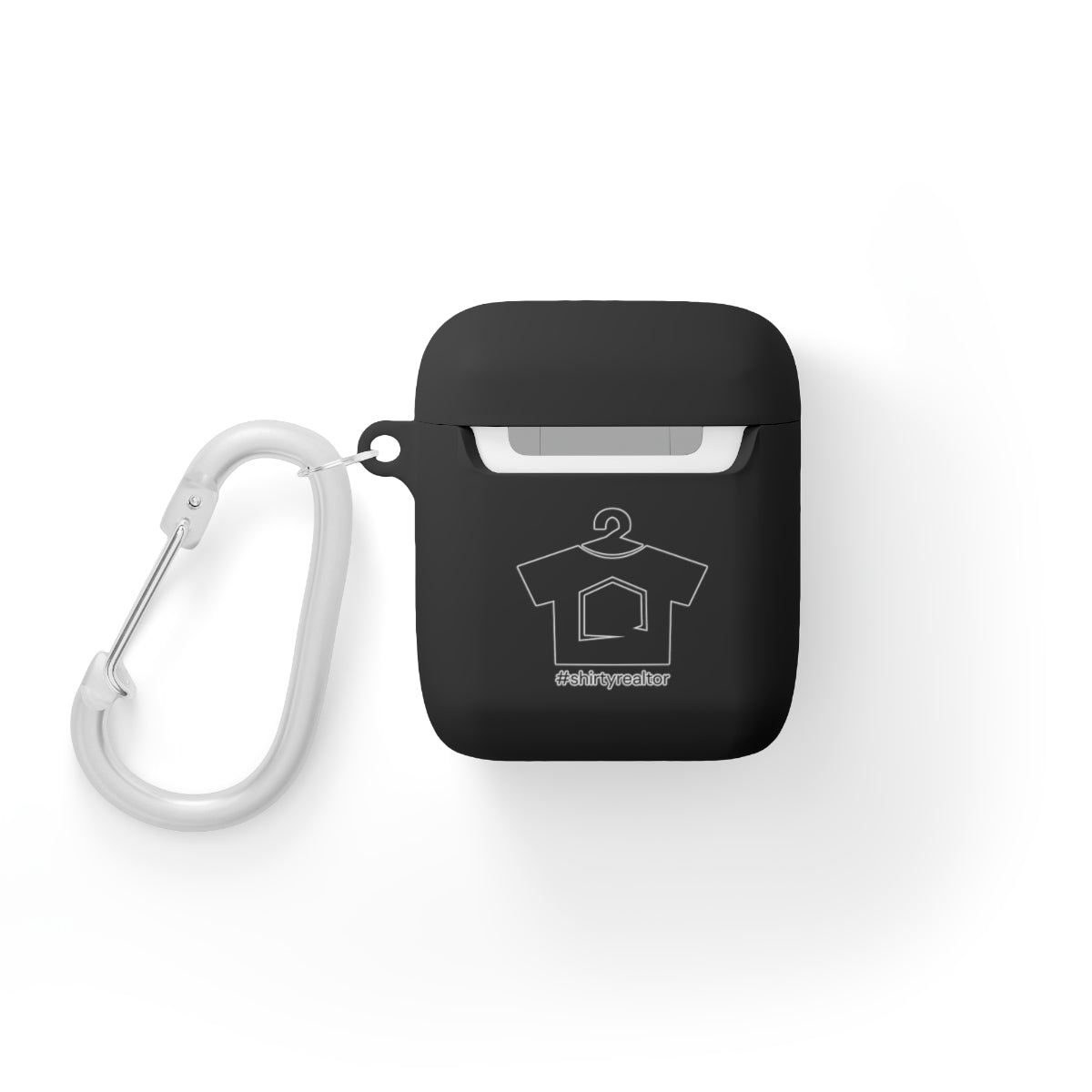 Shirty Realtor Black Logo AirPods Case - ShirtRealtorsWear