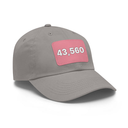 43,560 Hat with Leather Patch