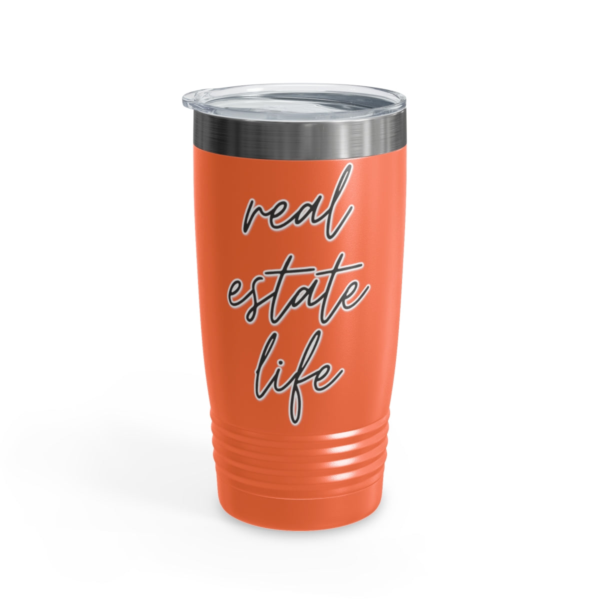 Real Estate Life Elegant Ringneck Tumbler