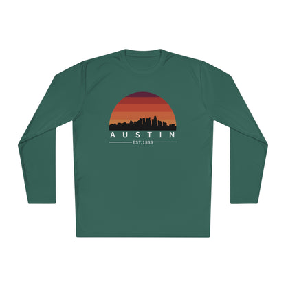 Austin Established Retro Sunset Long Sleeve Tee