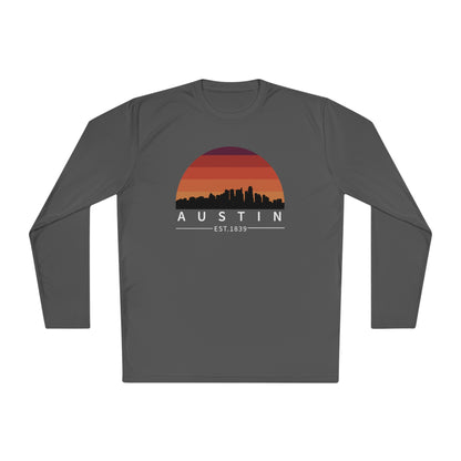 Austin Established Retro Sunset Long Sleeve Tee