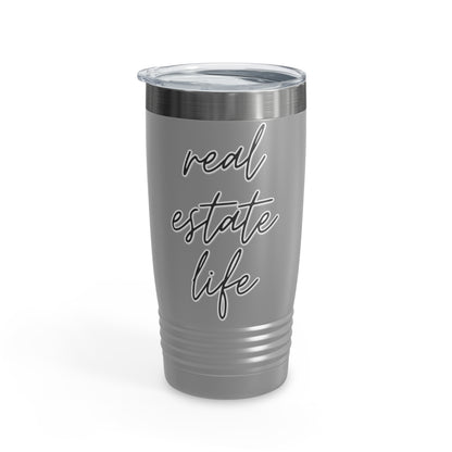 Real Estate Life Elegant Ringneck Tumbler