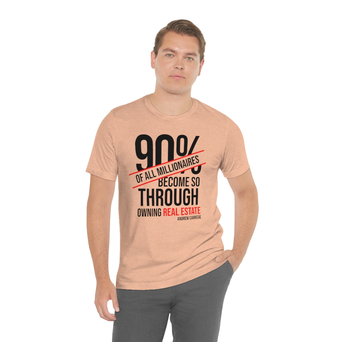 90 Percent of Millionaires - ShirtRealtorsWear