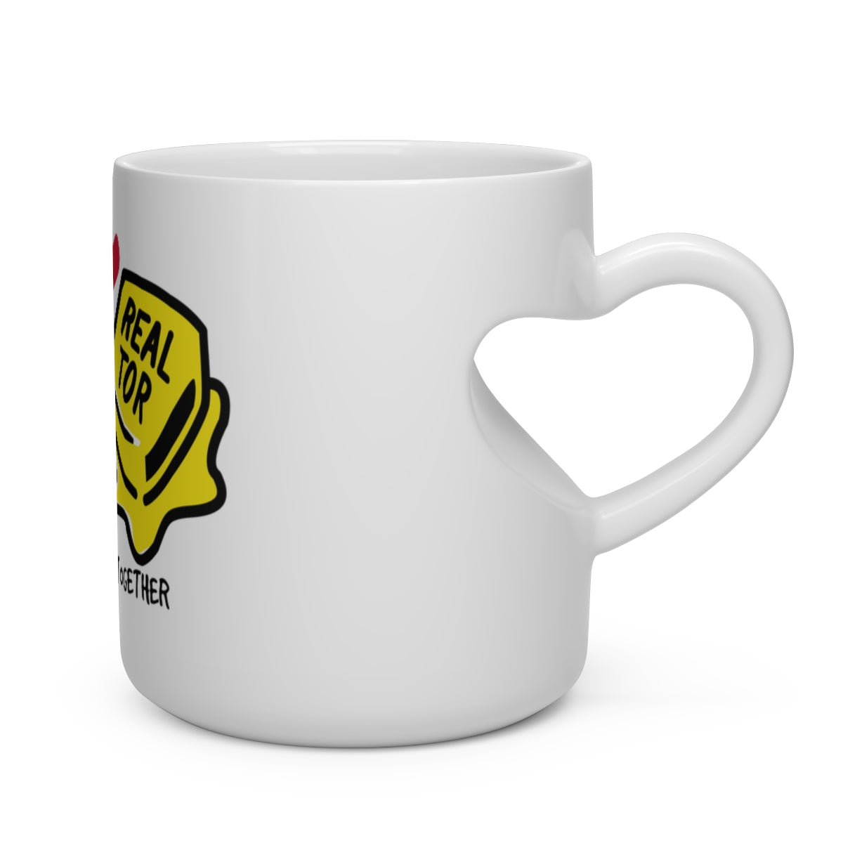 Heart Shape Mug - REAL ESTATE Tease