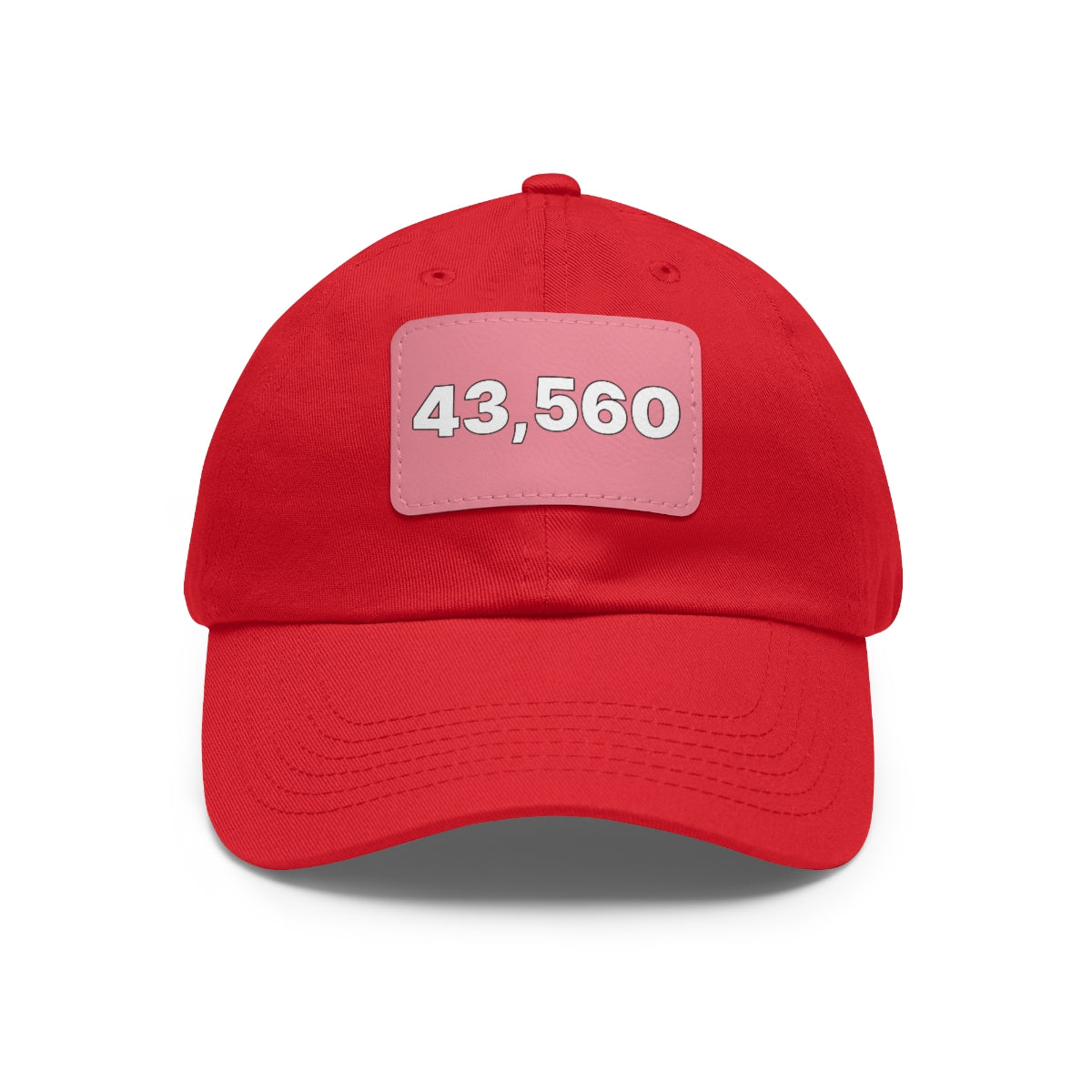 43,560 Hat with Leather Patch