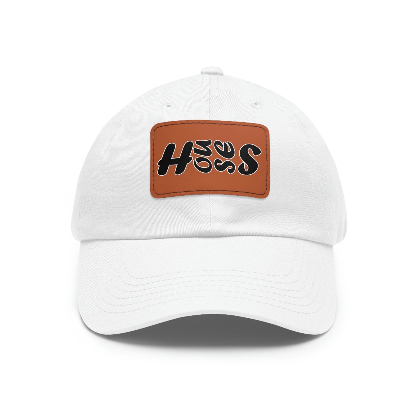 Houses Side-Scroll Bold Hat with Leather Patch