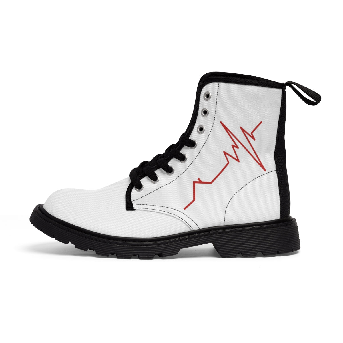 Housebeat Red Canvas Boots